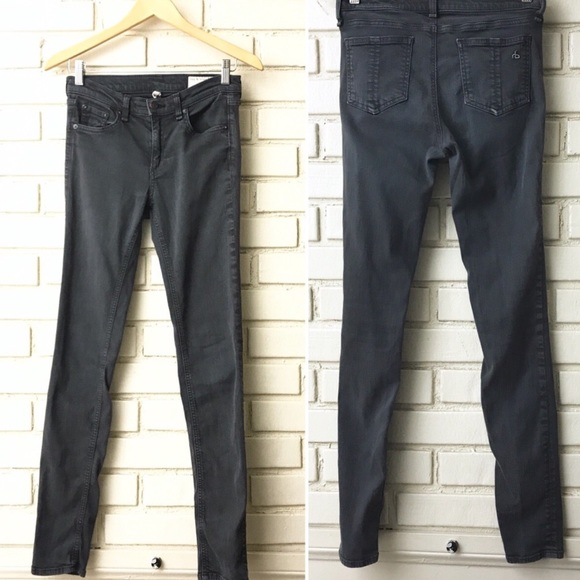rag & bone Denim - Rag and Bone grey Skinny Jeans 27👑❤️ Small hole💜